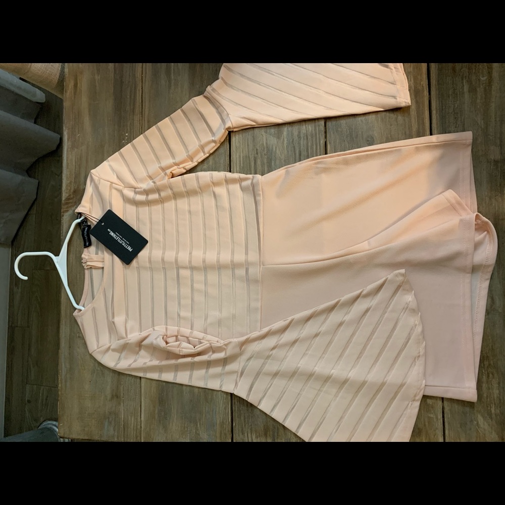 Nude Bell sleeve play suit